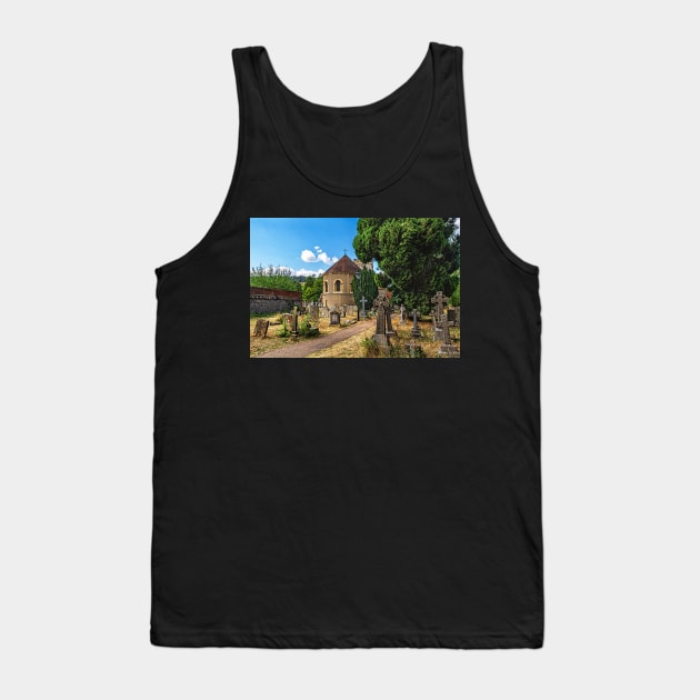 The Churchyard at Goring Parish Church Tank Top by IanWL